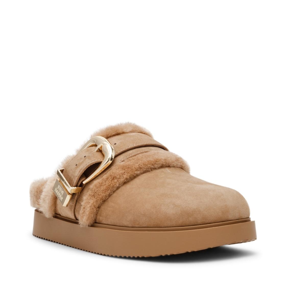 Cozy Up Tan Suede Flats Afelpados Cafes