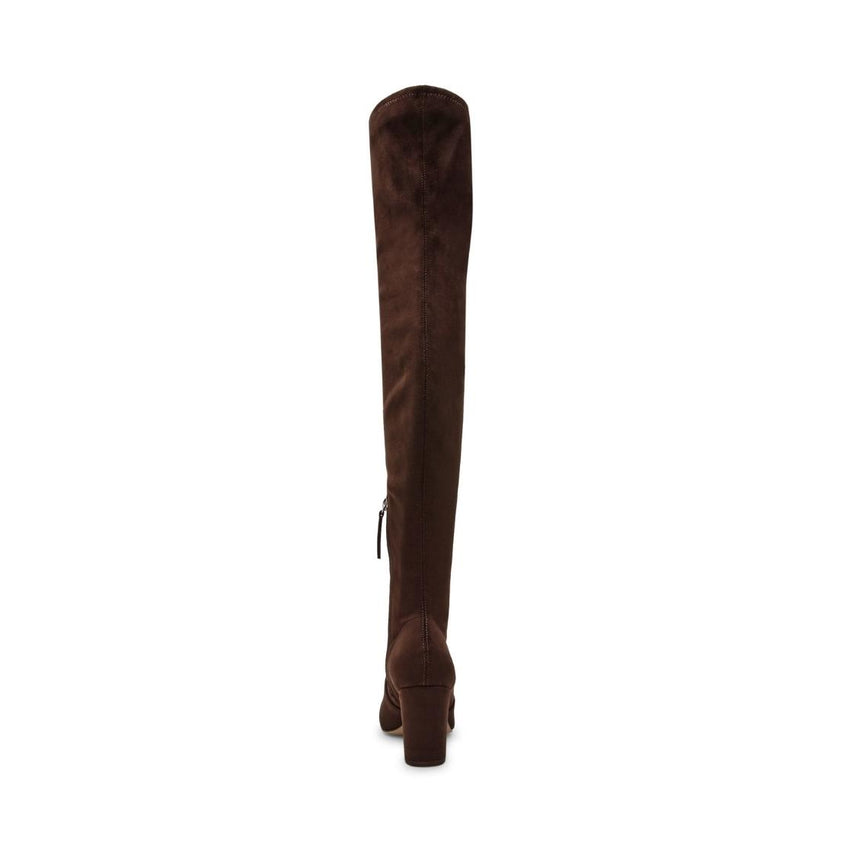 Crosswalk Brown Brown Botas Arriba de la Rodilla Cafes para Mujer