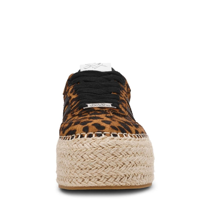 Cydney-C Leopard Tenis con Plataforma Para Mujer