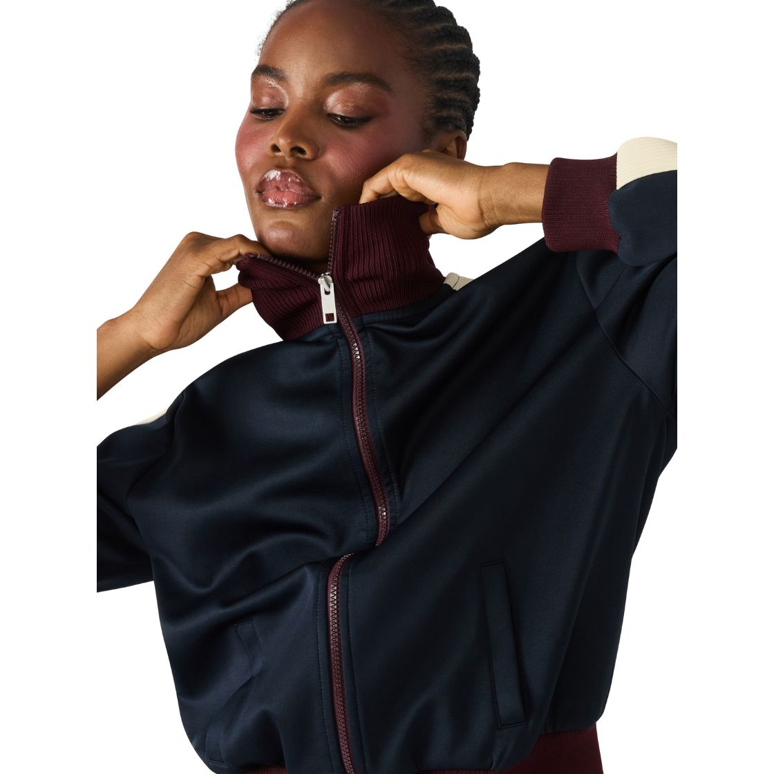 Daisy Jacket Midnight Chamarra Azul Marino