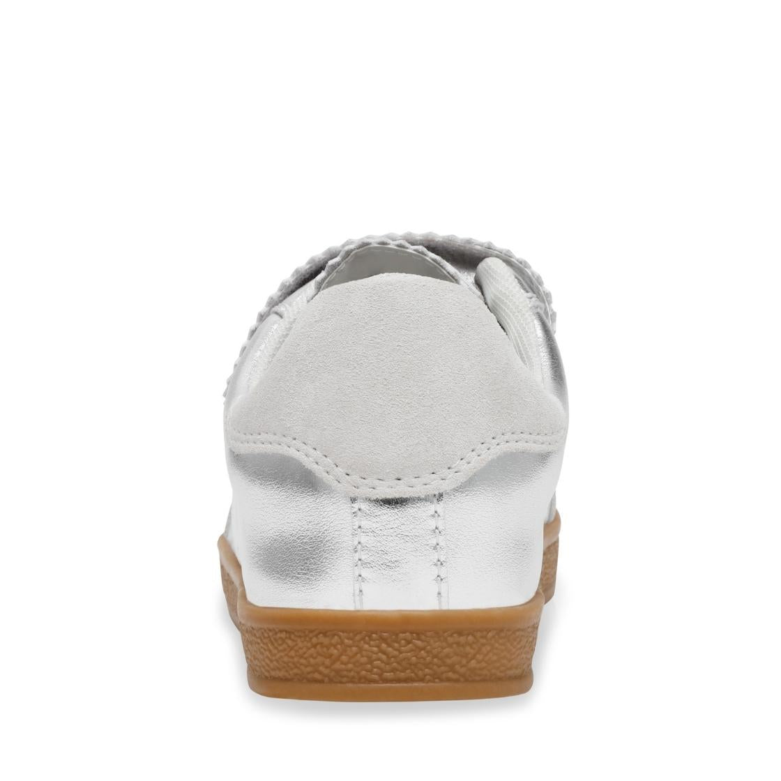 Daybreak Silver Action Leather Tenis de Piel Plateados para Mujer