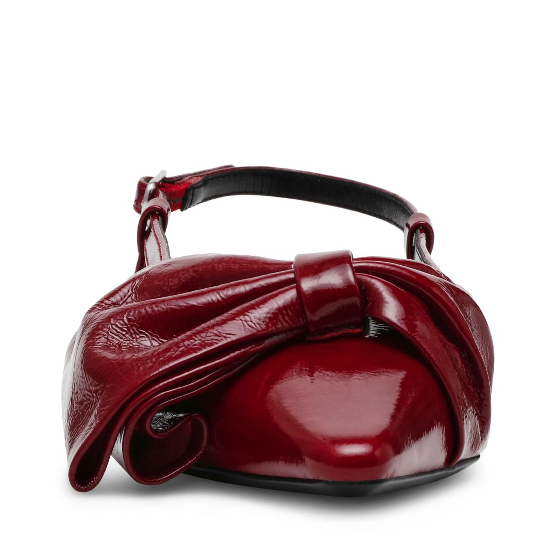 Dazzled  Wine Leather Flats para Mujer