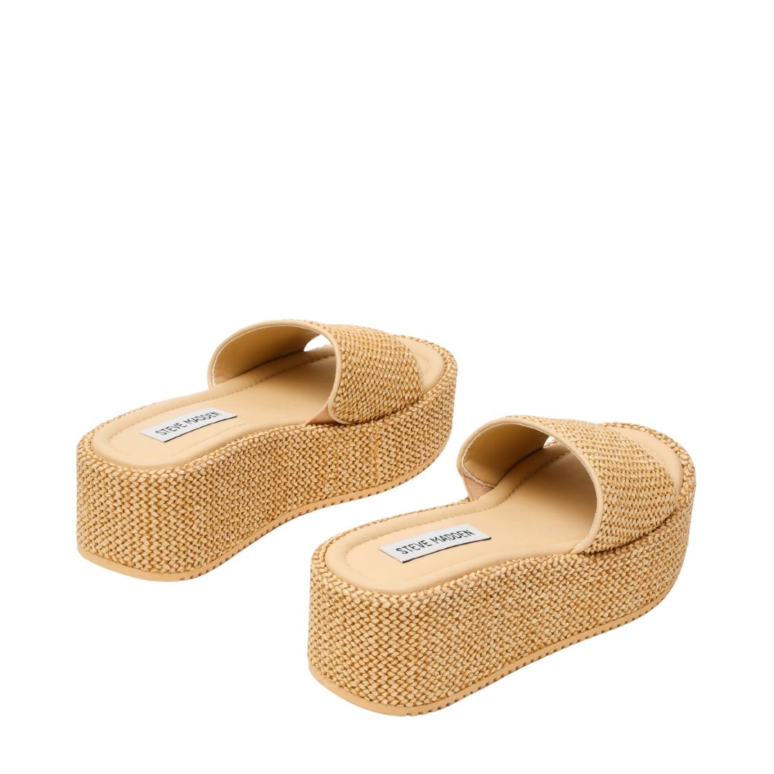 Decor Light Natural Raffia Sandalias Beige Para Mujer