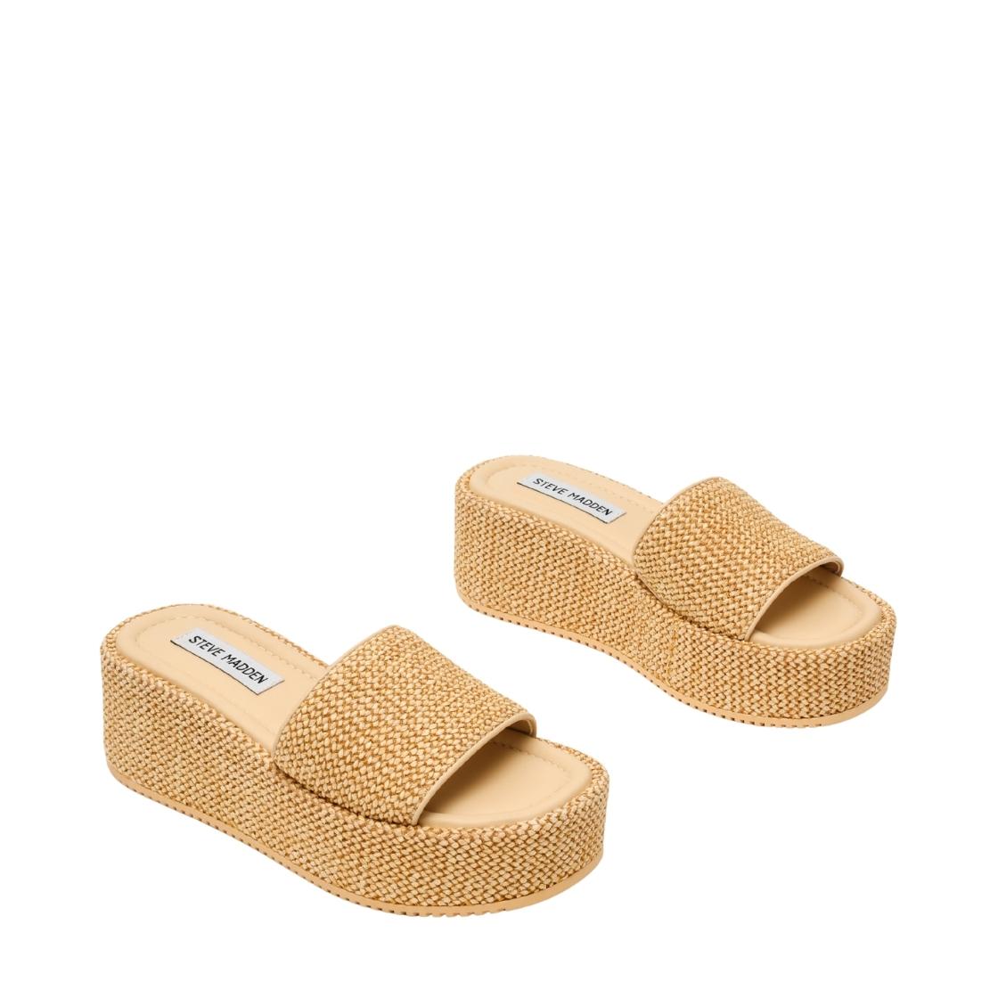 Decor Light Natural Raffia Sandalias Beige