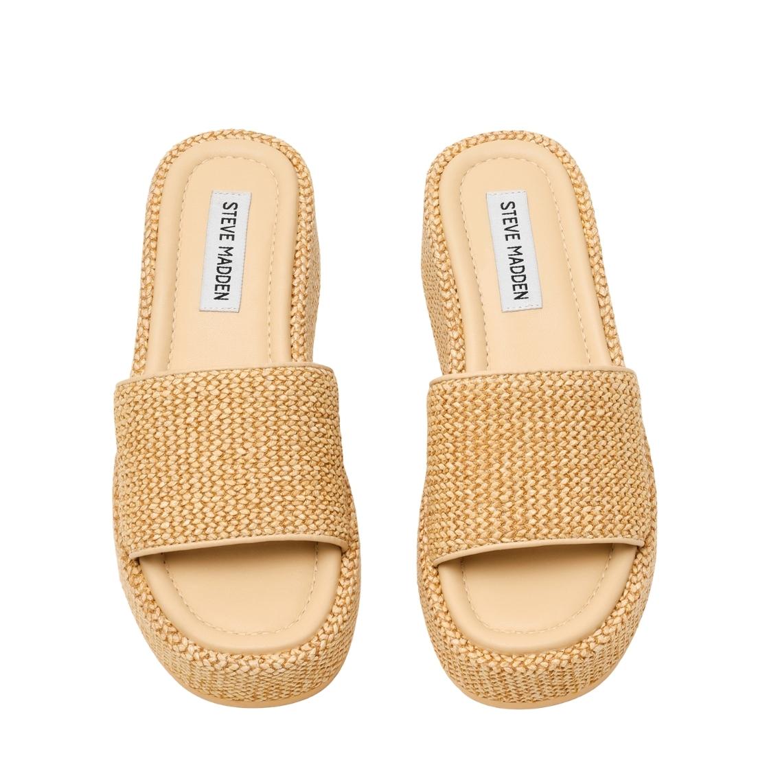 Decor Light Natural Raffia Sandalias Para Mujer