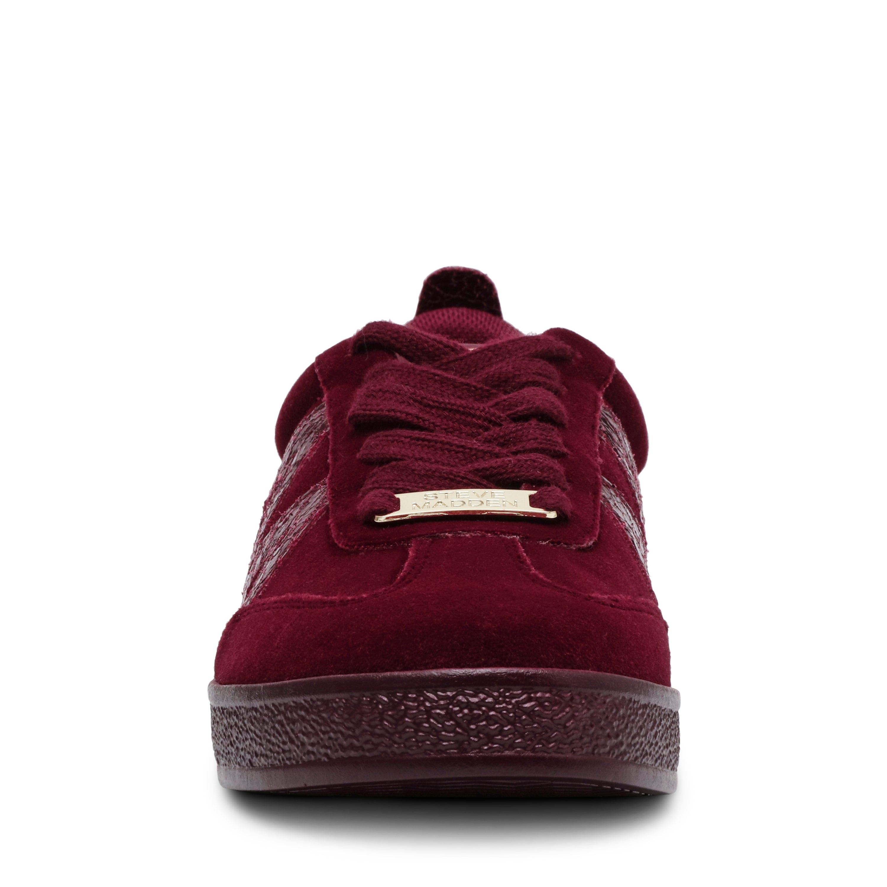 Degree Burgundy Velvet Tenis para Mujer