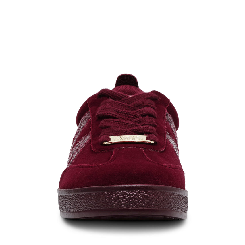 Degree Burgundy Velvet Tenis para Mujer