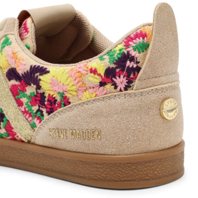 Degree Floral Multi Tenis Beige con Flores Multicolor