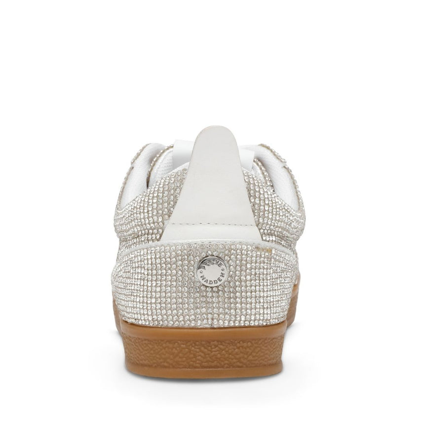 Degree-r Silver Tenis Plateados con Brillos para Mujer