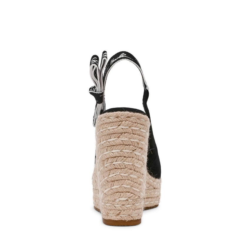 demmi black suede plataformas negras para mujer