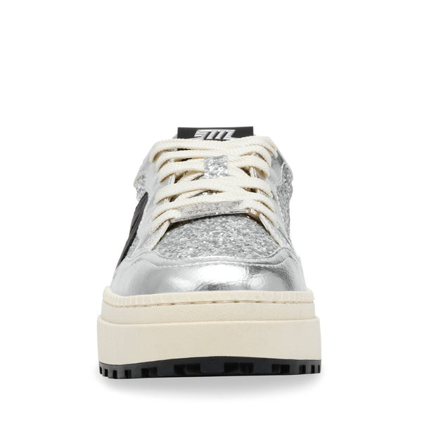 Deuce Silver Glitter Tenis con Brillos para Mujer