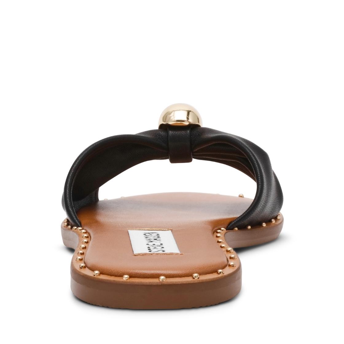Dipsy Cn Black Leather Sandalias Negras para Mujer