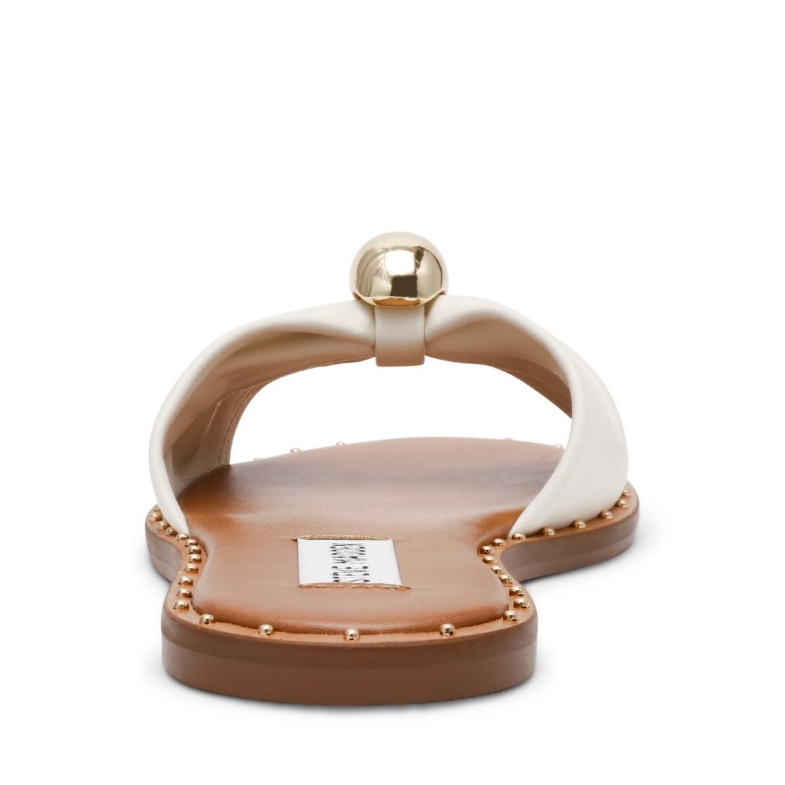 Dipsy Cn White Leather Sandalia Blanca para Mujer