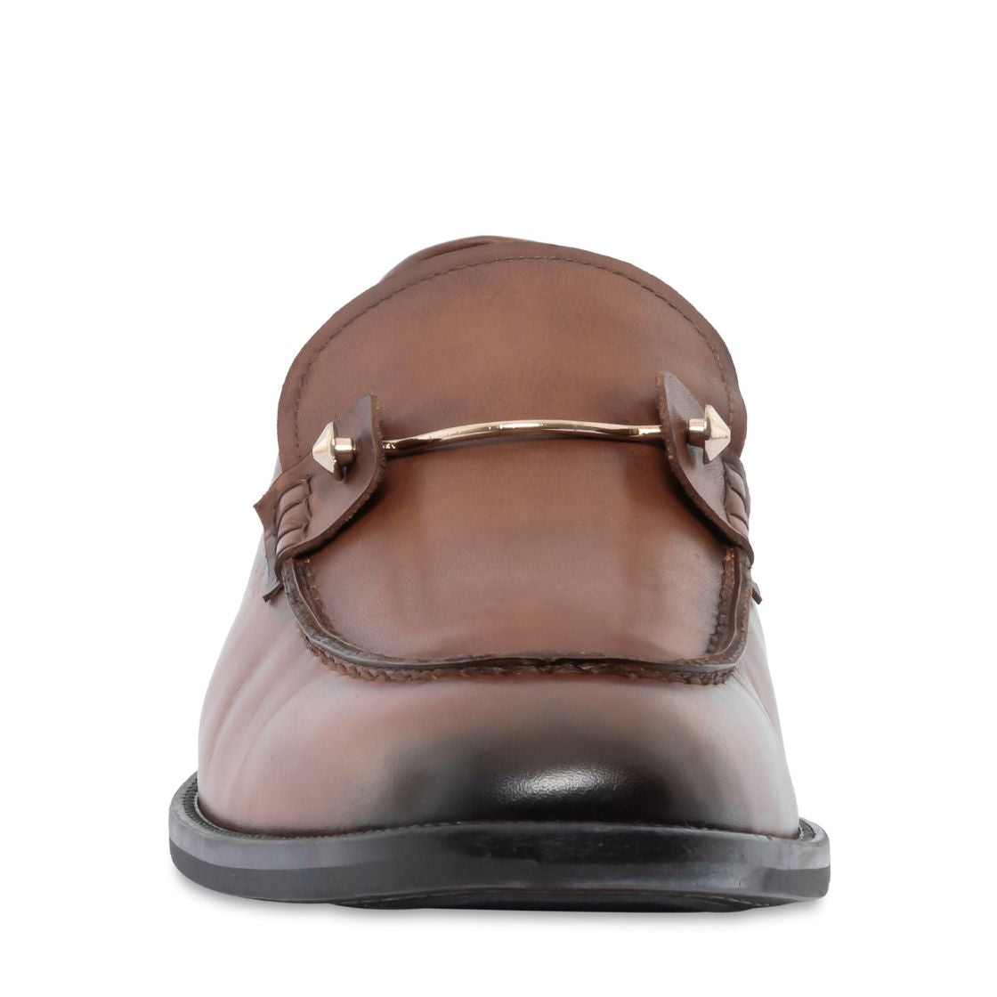 Duncon Tan Leather Zapatos de Vestir de Piel para Hombre