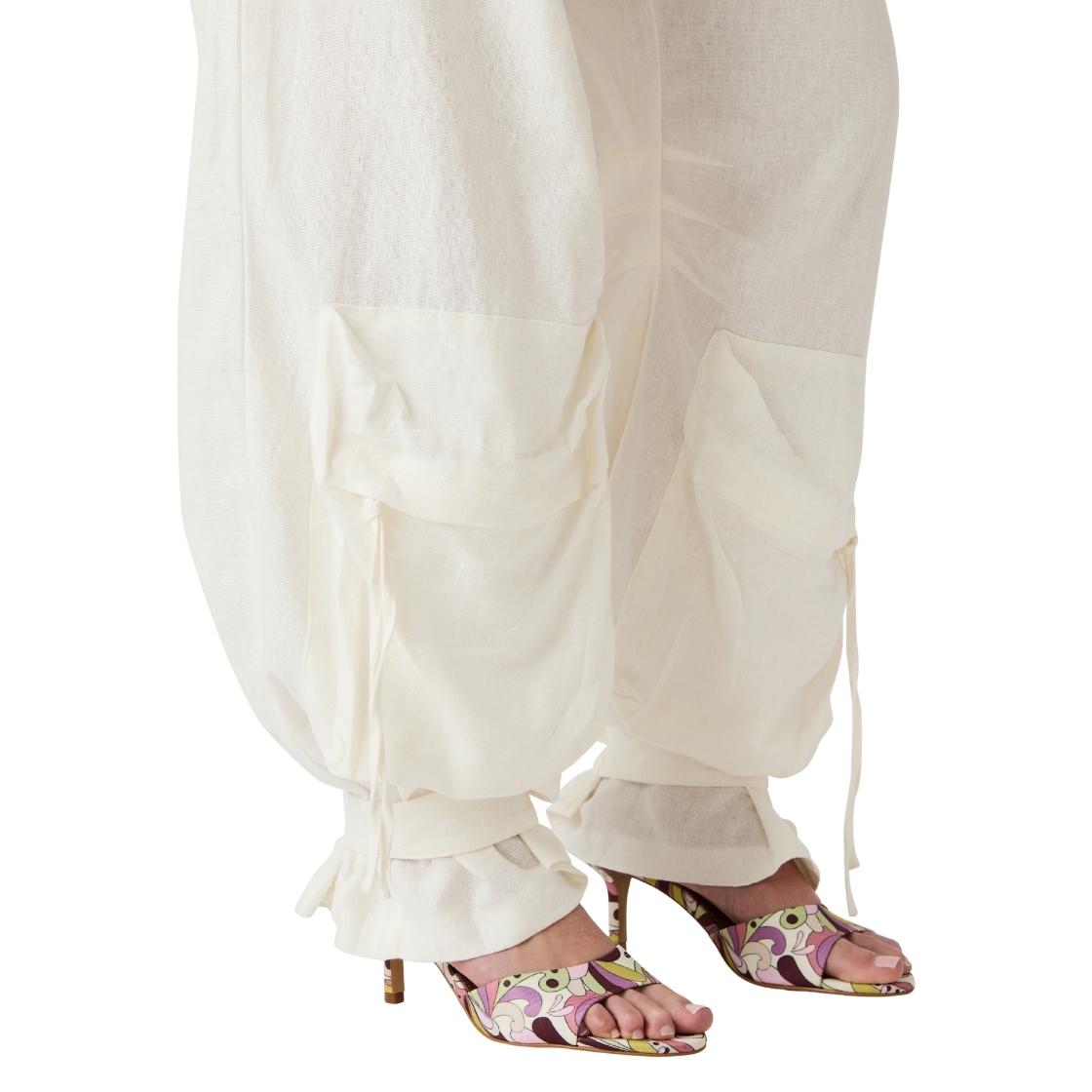 Duo Pant Antique Pantalón Blanco Para Mujer