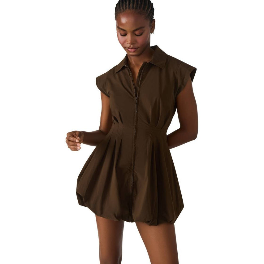 Dyanne Dress Dark Espresso Vestido Cafe