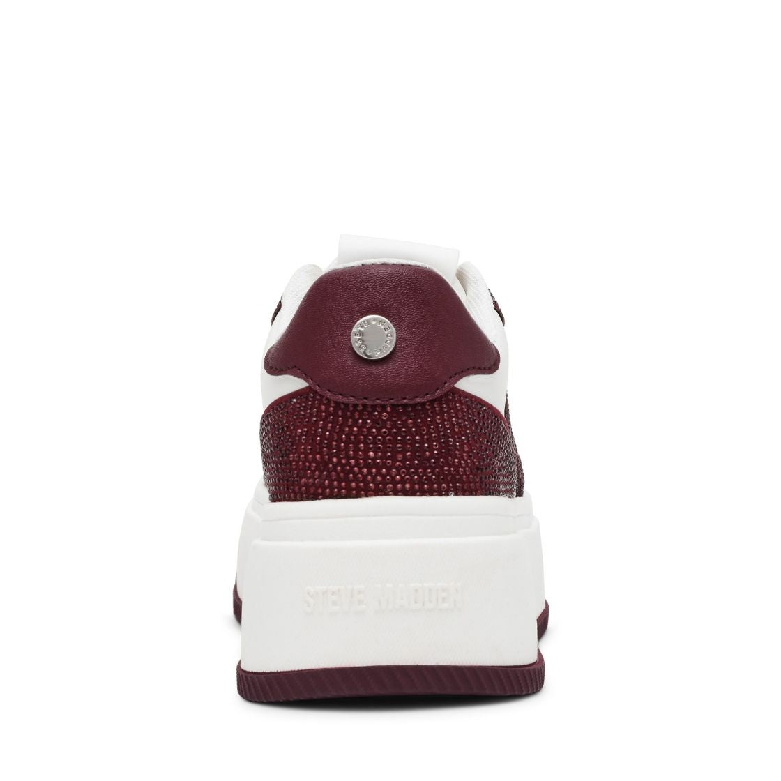 Dynamo R White Cherry Lacquer Tenis Blanco con Vino para Mujer