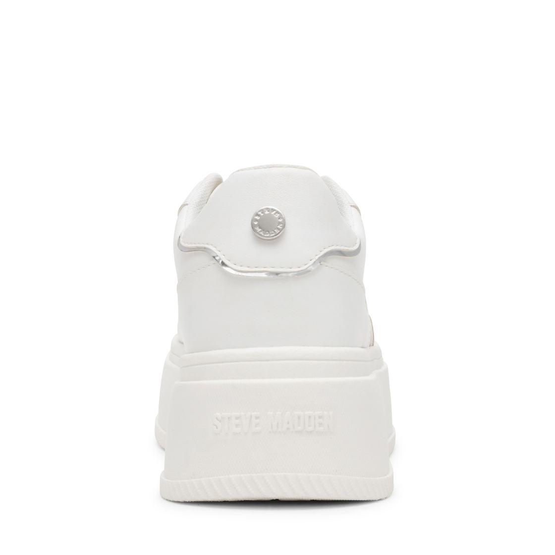 Dynamo White Silver Tenis Blanco con Plata para Mujer