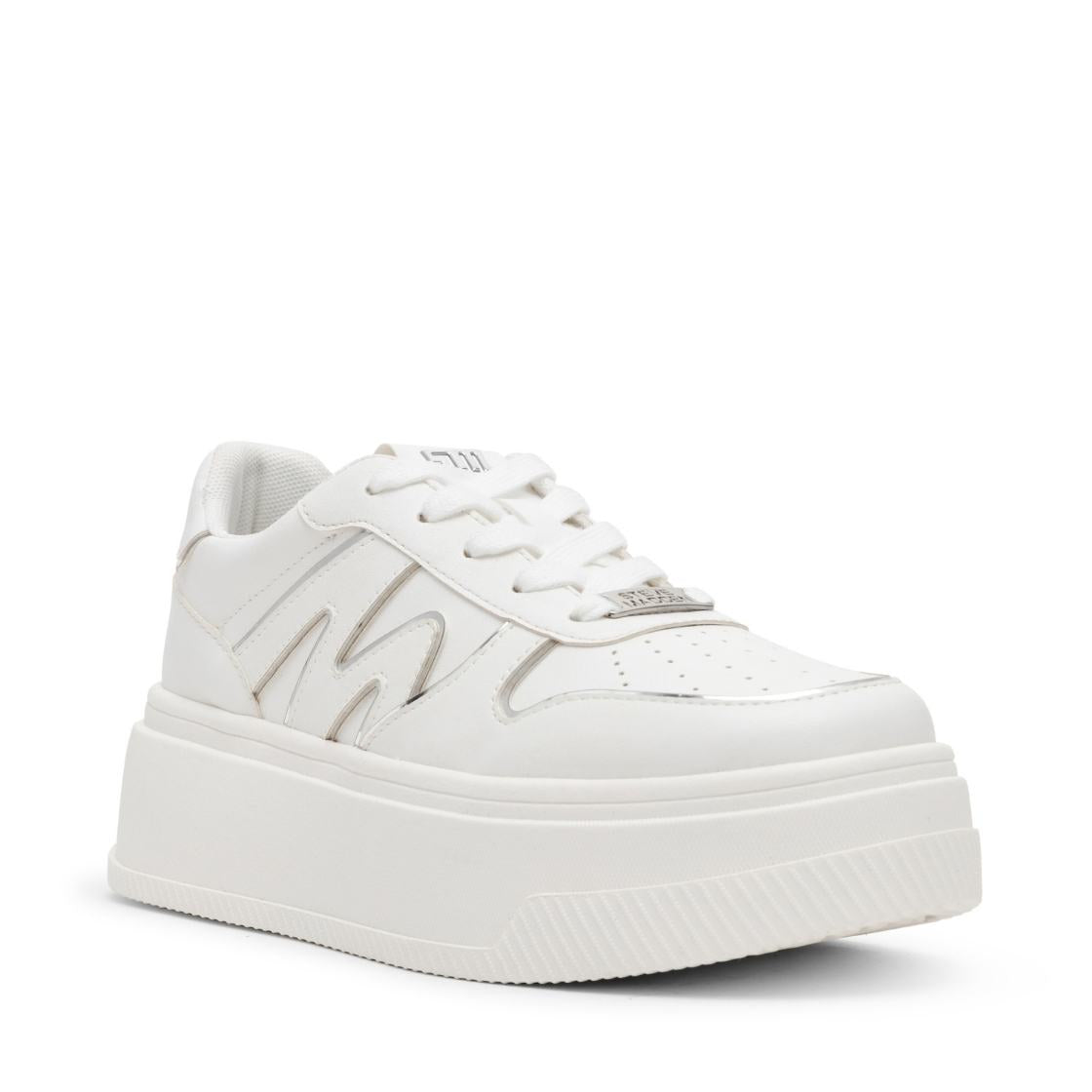 Dynamo White Silver Tenis Blanco con Plata