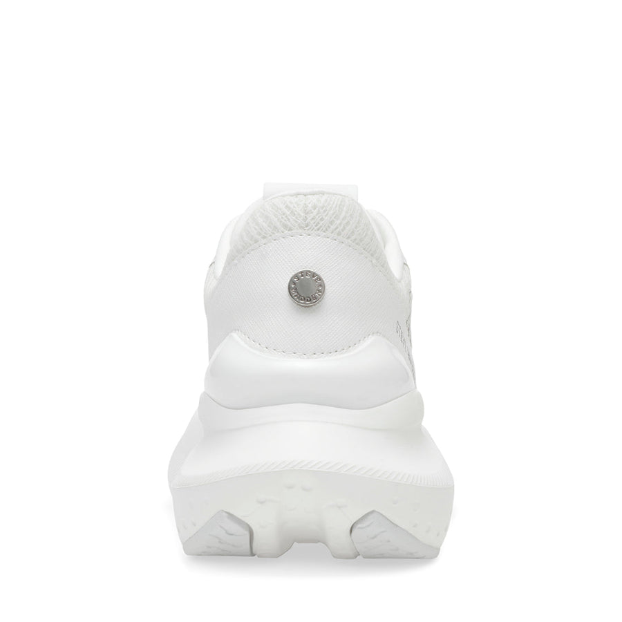 Elevate 5 White Silver Tenis Blanco con Plata para Mujer