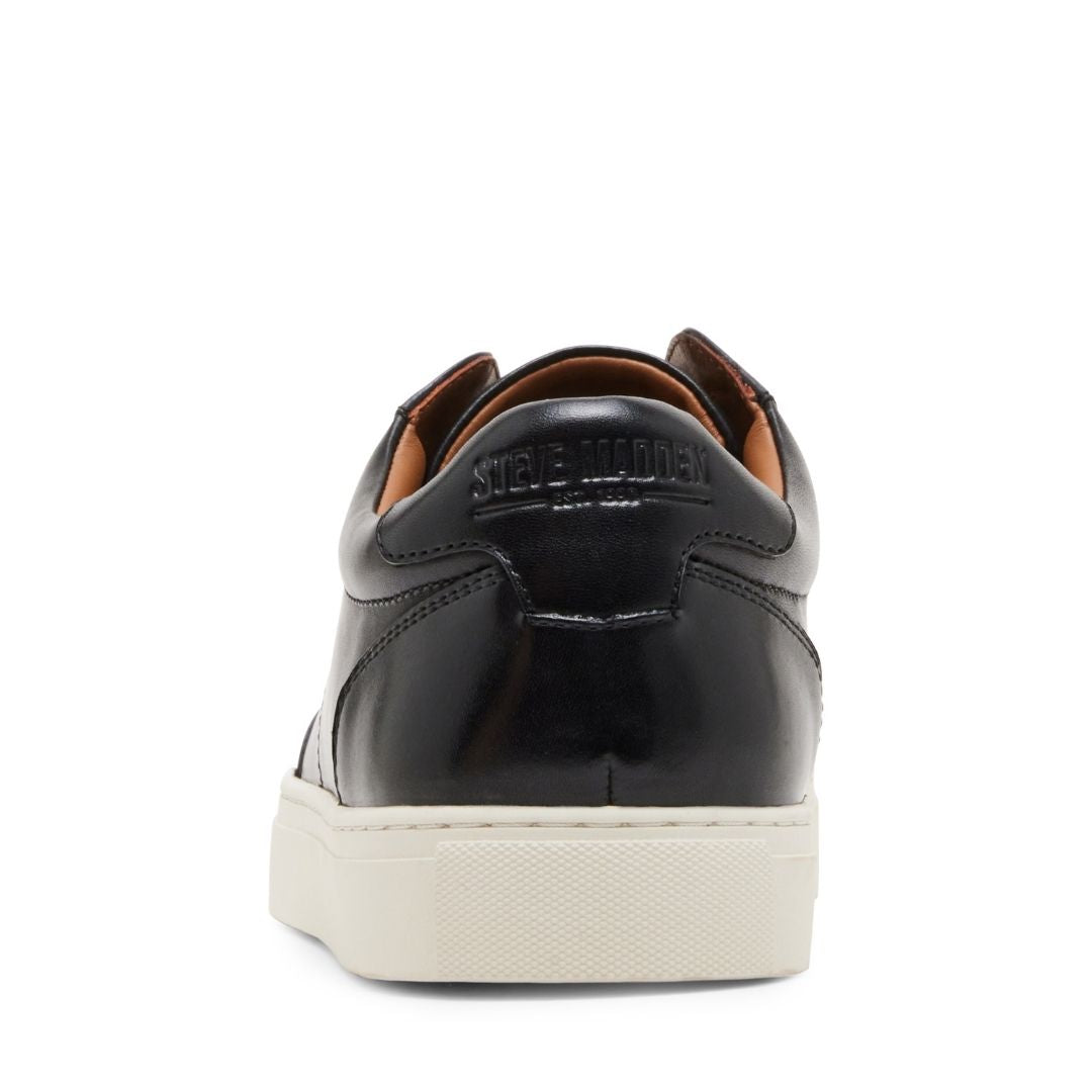 Elevation Black Leather Tenis Negros de Piel para Hombre