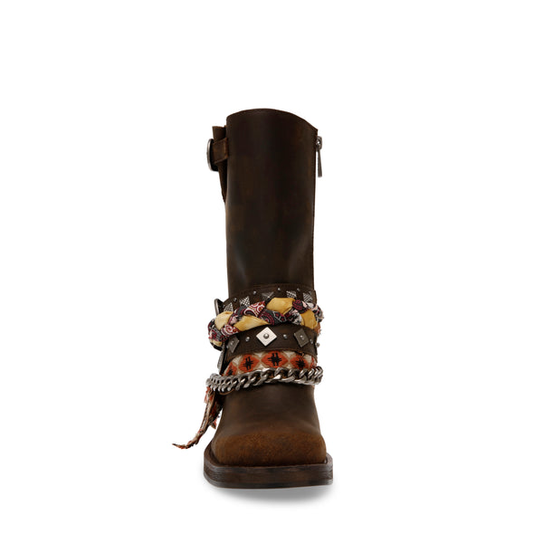 Equip Brown Leather Botas para Mujer