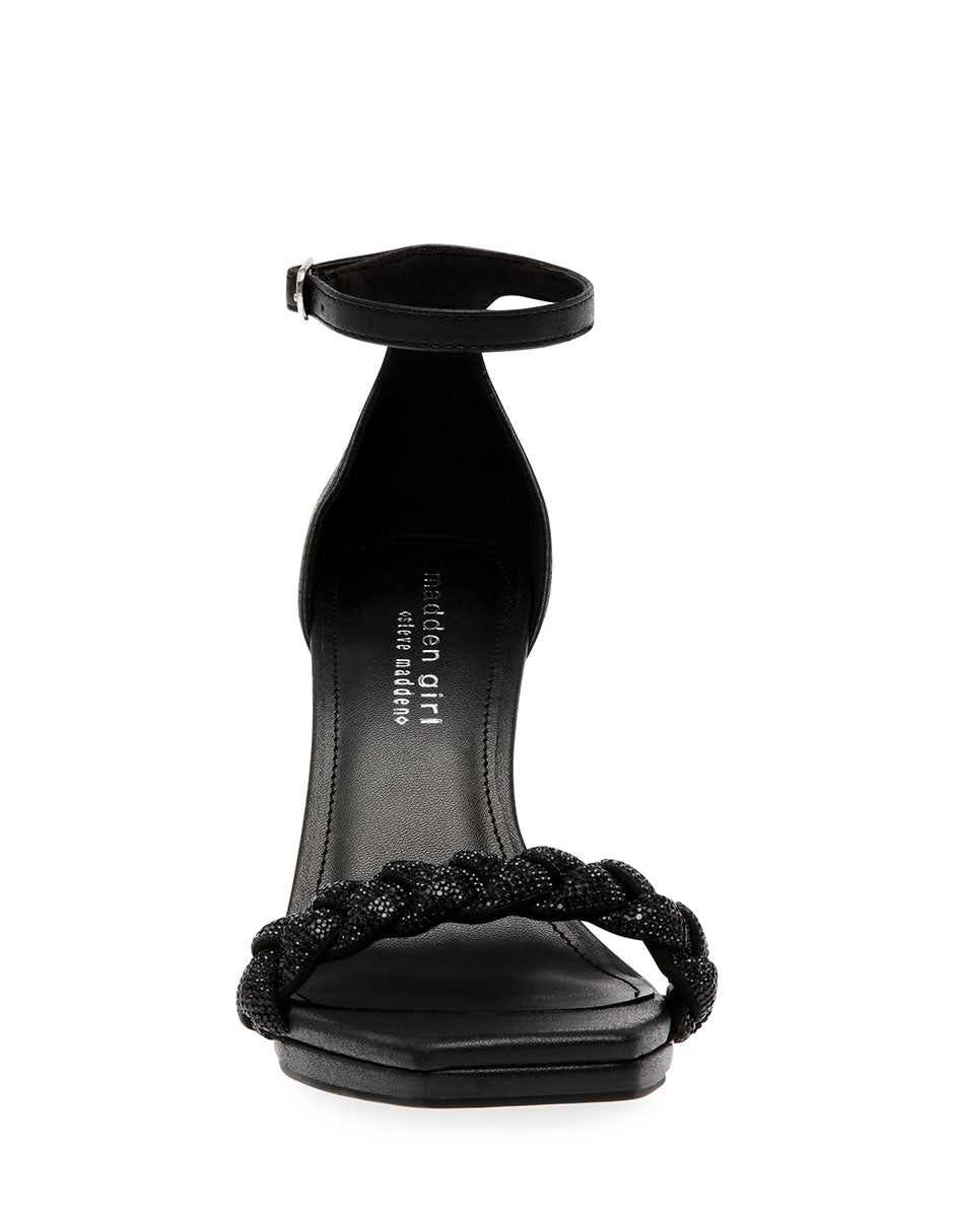 Estate-R Black Multi Sandalia de Tacon para Mujer