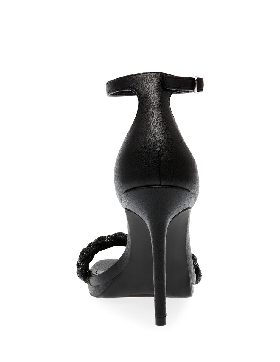 Estate-R Black Multi Sandalias de Tacon Negras para Mujer