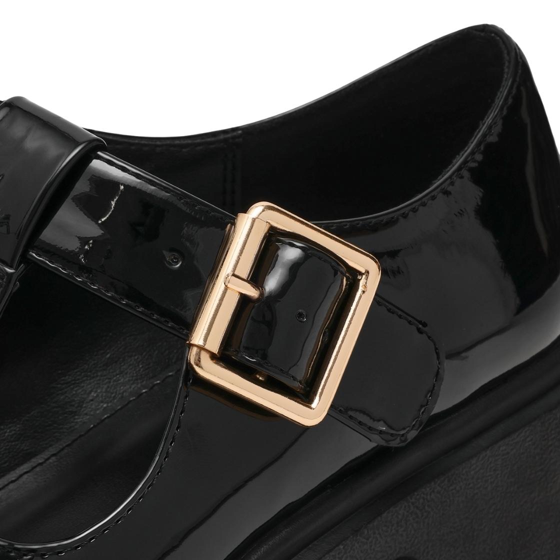 Feel Good Black Patent Mocasines de Charol Negros