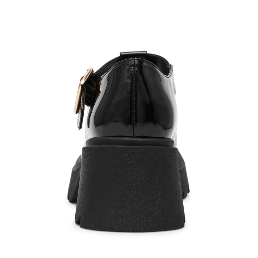 Feel Good Black Patent Mocasines Negros para Mujer