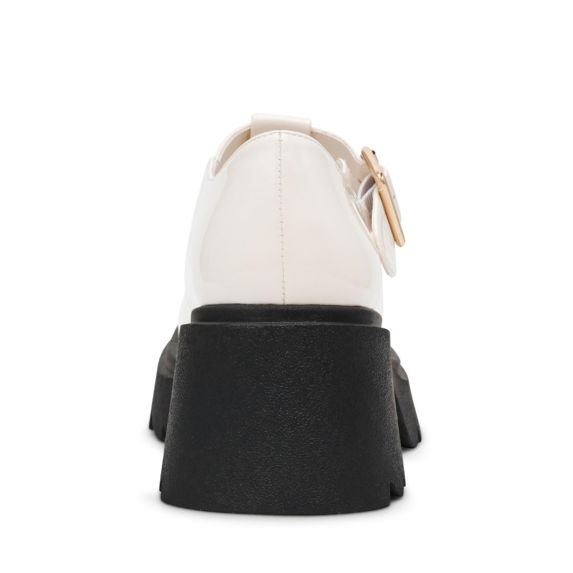 Feel Good Bone Patent Mocasines Blancos para Mujer