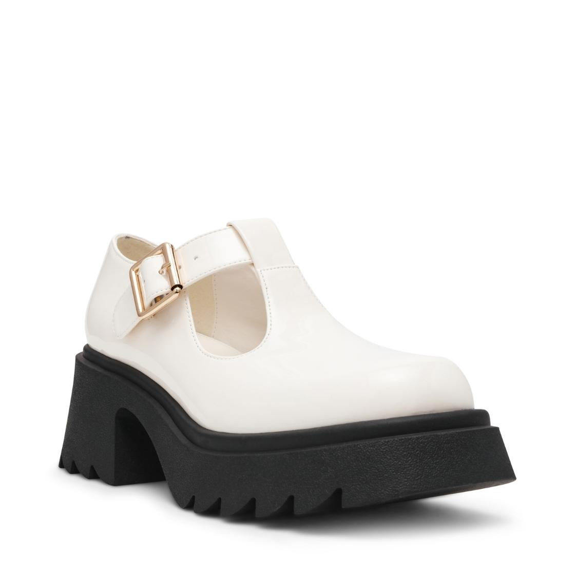 Feel Good Bone Patent Mocasines Blancos