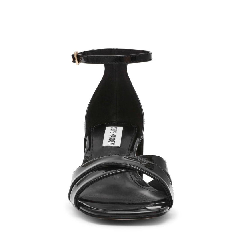 Fergie Black Patent Tacones Abiertos Para Mujer