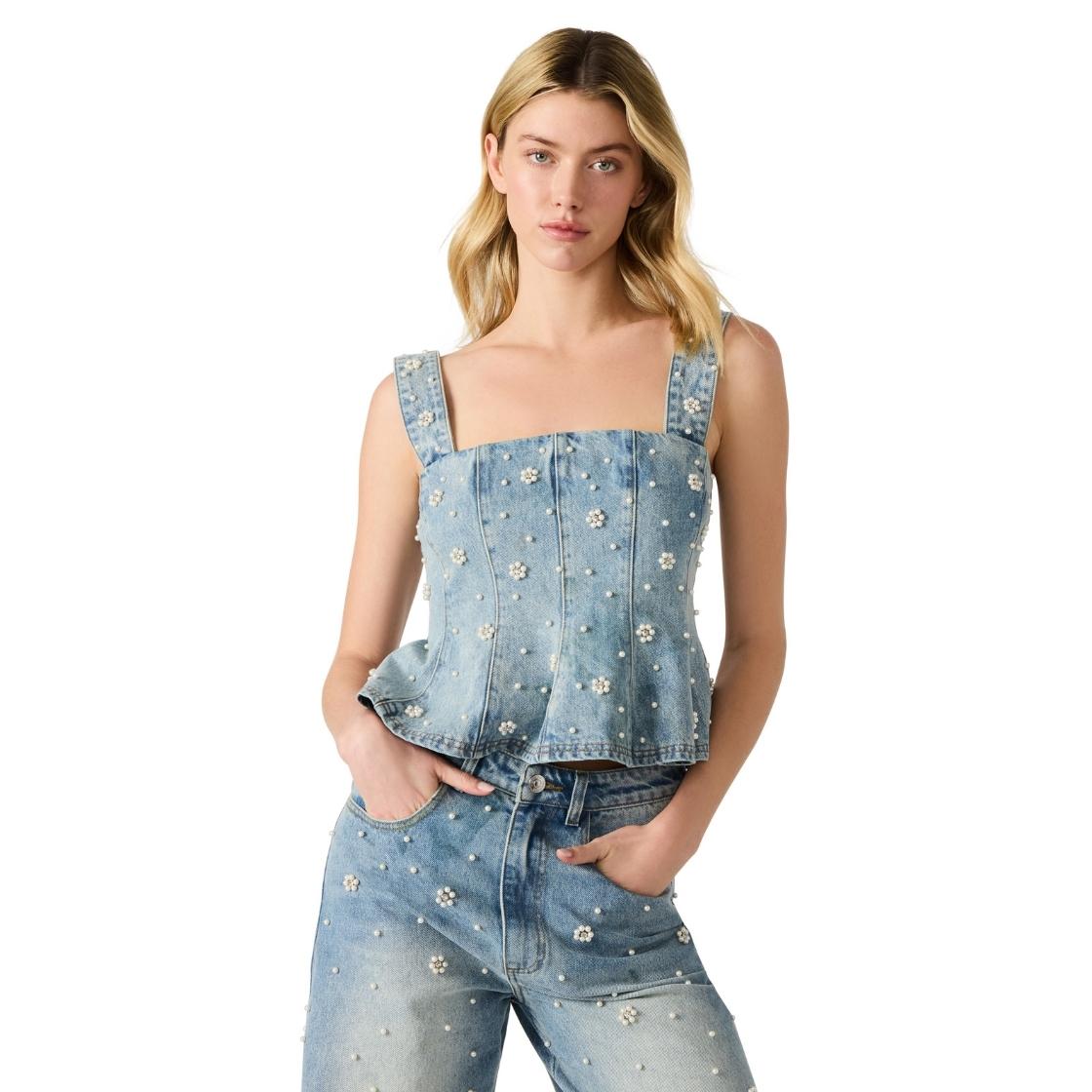 Fiorella Top Coastal Blue