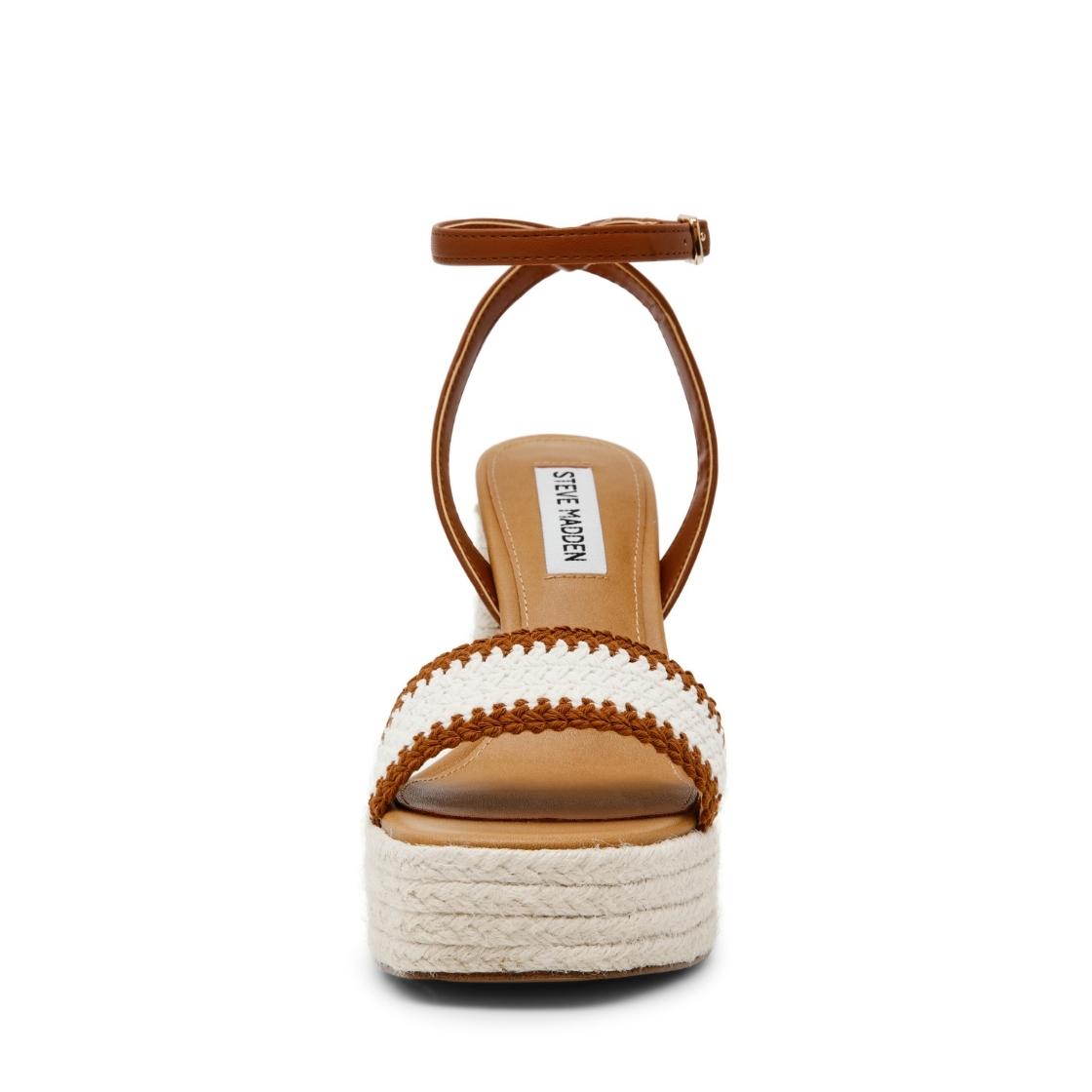 Florencia Tan Bone Sandalias de Tacón Para Mujer