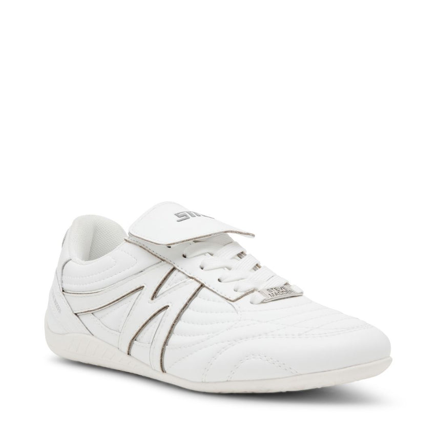 Freekick White Silver Tenis Blanco con Plateado