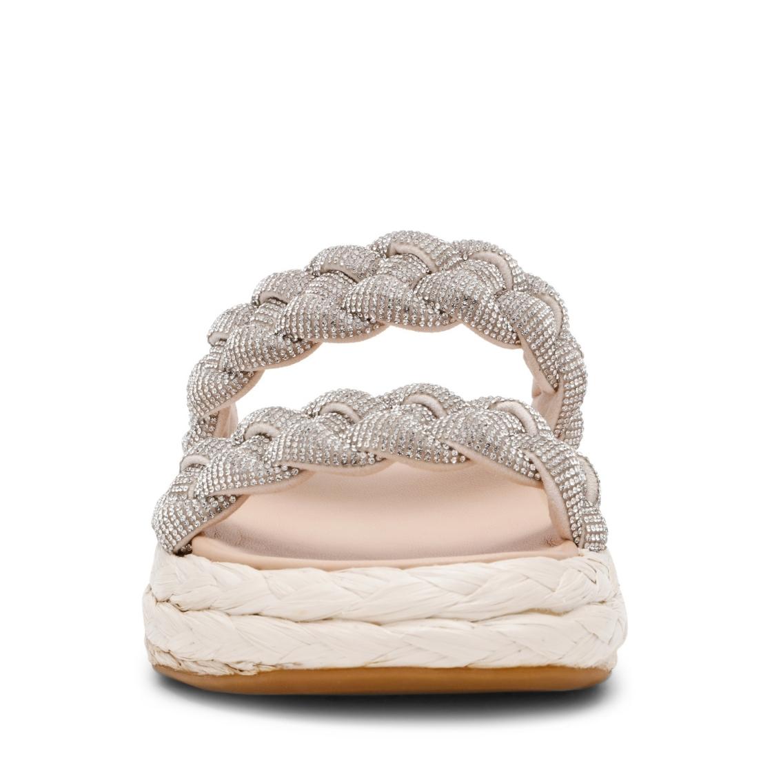 Gallie Silver Sandalias Chunky Para Mujer