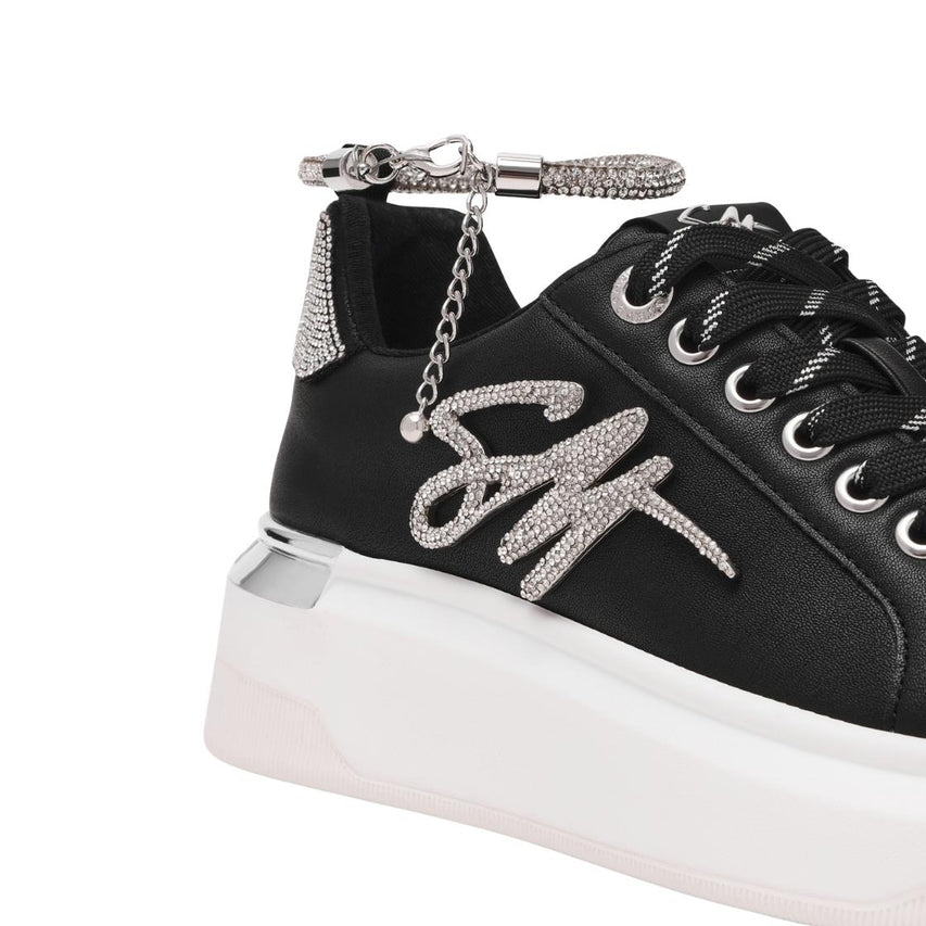 Gaylaxie Black Tenis con Pedrería Para Mujer
