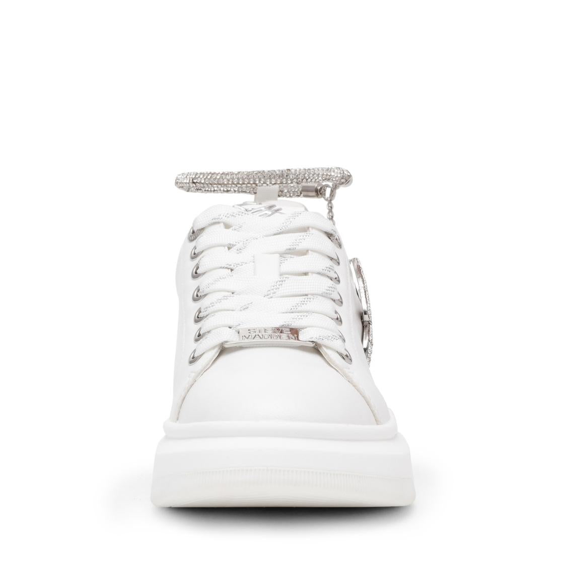 Gaylaxie White Tenis Blancos con Pedrería Para Mujer