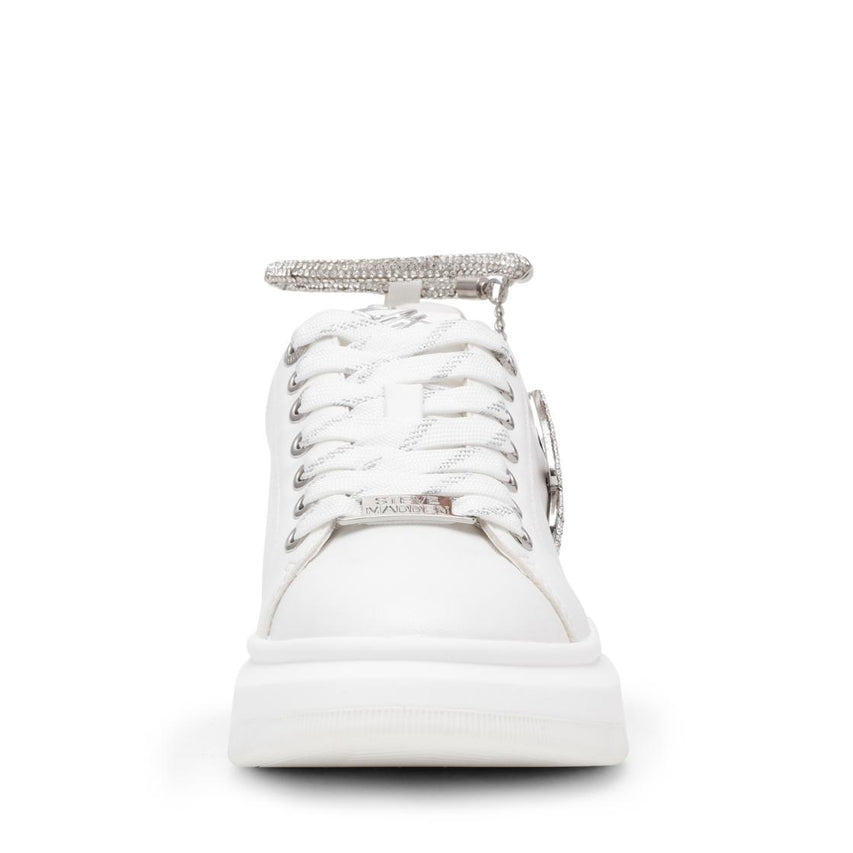 Gaylaxie White Tenis Blancos con Pedrería Para Mujer
