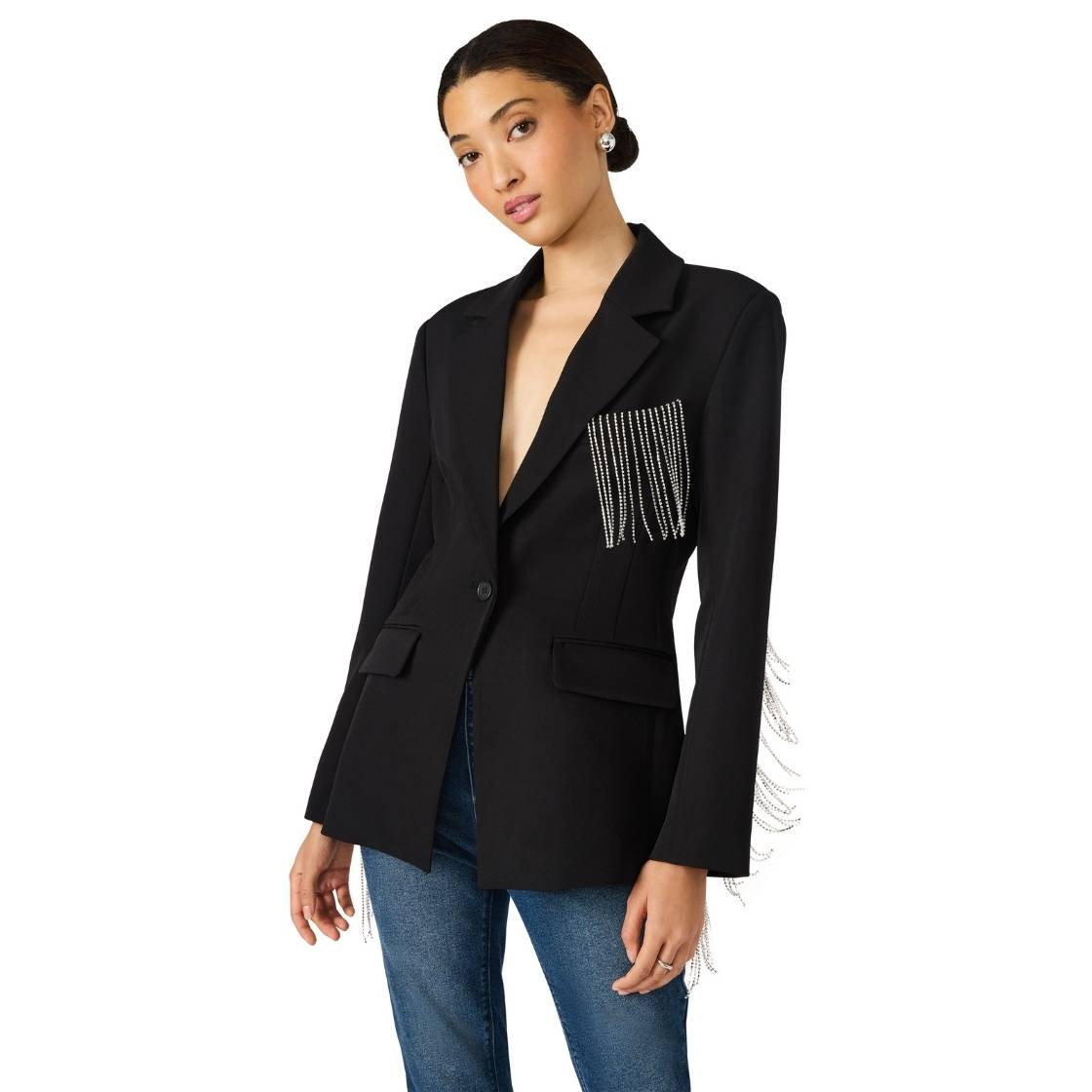 Gem Blazer Black Saco Negro