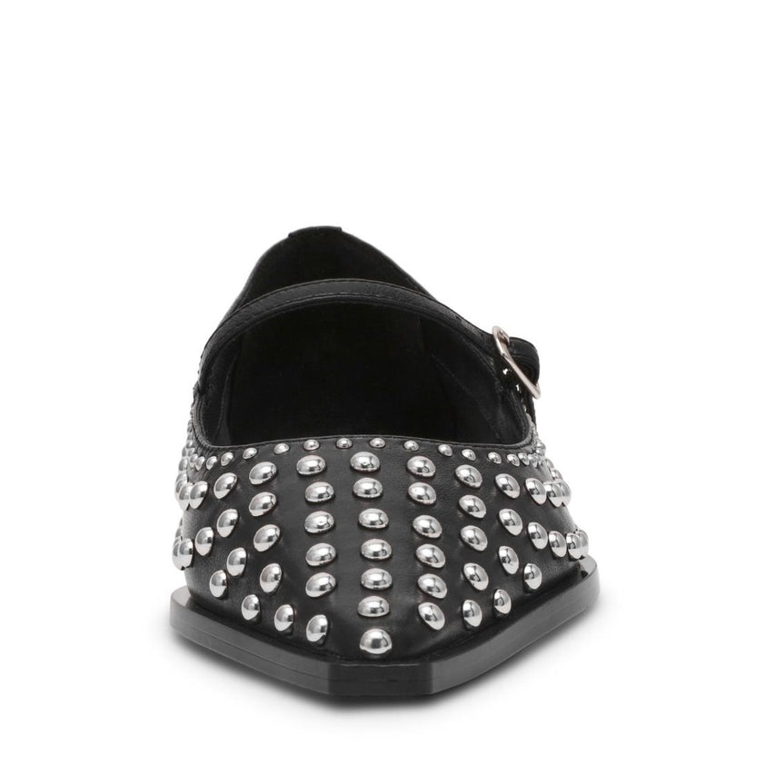 Gennie Black Flats Stiletto Para Mujer