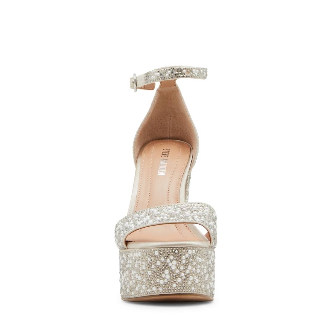 Glam Ivory Sandalias de Plataforma para Mujer