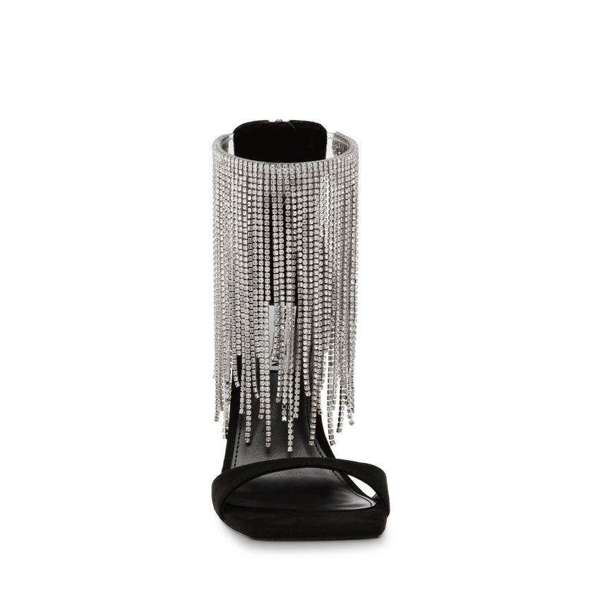 Glamor Black Sandalias de Tacon para Mujer