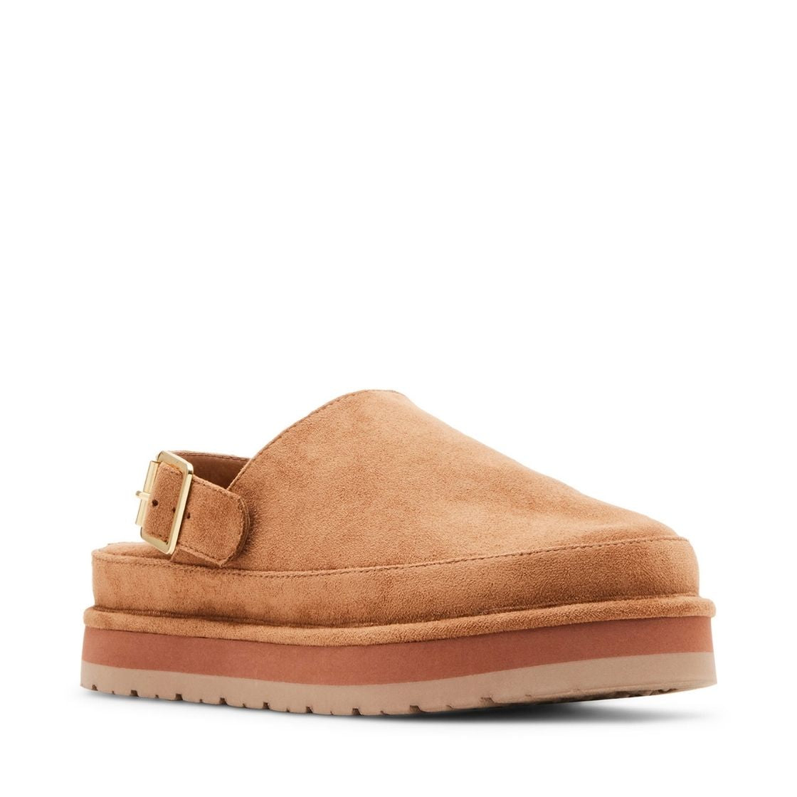 Grahamm Tan Fabric Flats Cafés