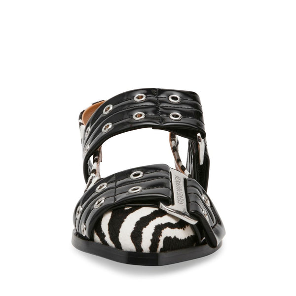 Grand Ave L Black Zebra Flats para Mujer