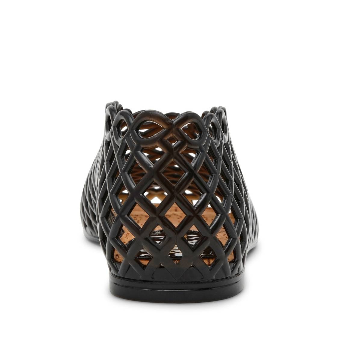 Grove Black Flats de Plástico Negros Para Mujer