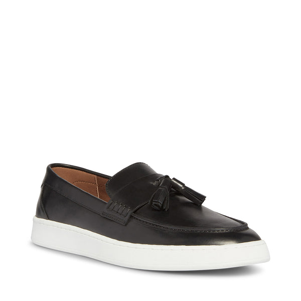 Hatfield Black Leather Zapatos Negros