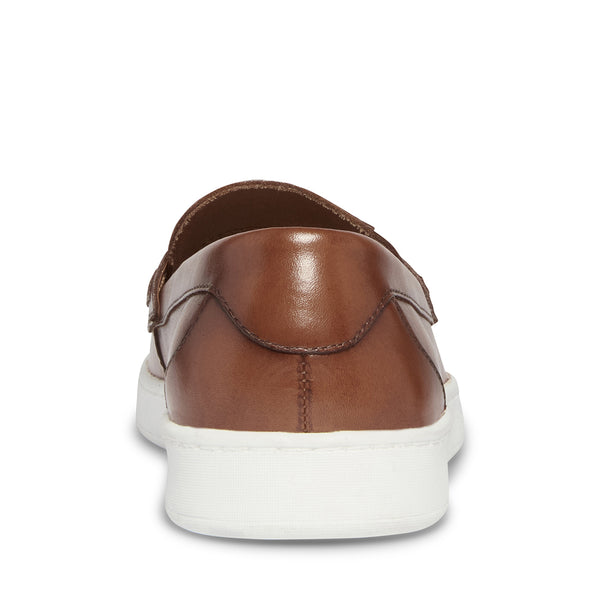 Hatfield Tan Leather Zapatos Cafes para Hombre