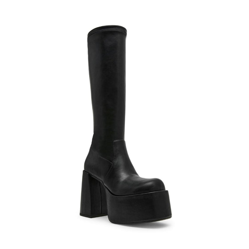 Highrizer Black Bota Larga de Plataforma Negra